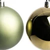 Intratuin kerstbal Iven lichtgroen D 6 cm 12 stuks
