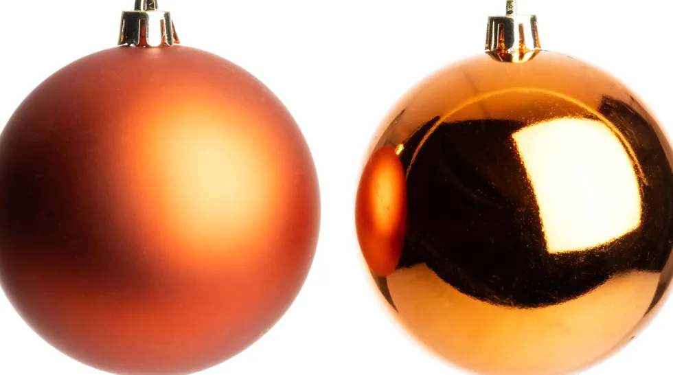 Intratuin kerstbal Iven oranje D 10 cm 4 stuks