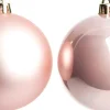 Intratuin kerstbal Iven roze D 6 cm 12 stuks