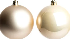 Intratuin kerstbal Iven wit D 6 cm 12 stuks