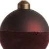 Intratuin kerstbal Jera rood D 8 H 8 cm
