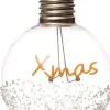 Intratuin kerstbal Joli xmas met LED verlichting transparant D 12 cm