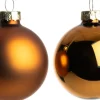 Intratuin kerstbal Karyn bruin D 6 cm 10 stuks
