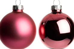 Intratuin kerstbal Karyn roze D 6 cm 10 stuks