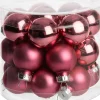 Intratuin kerstbal Karyn roze D 2,5 cm 24 stuks