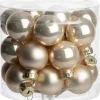 Intratuin kerstbal Karyn wit D 2,5 cm 24 stuks