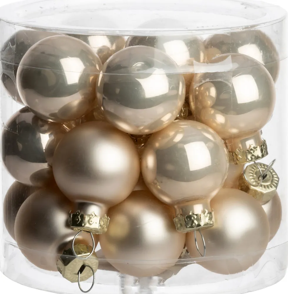 Intratuin kerstbal Karyn wit D 2,5 cm 24 stuks