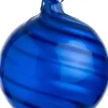 Intratuin kerstbal Kenzie blauw D 8 cm