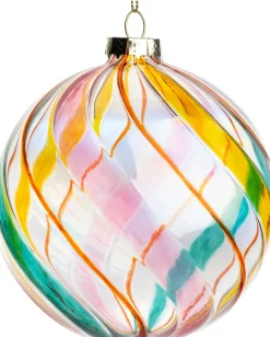 Intratuin kerstbal Lispole semitransparant D 10 cm