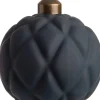 Intratuin kerstbal Loches grote ruit blauw D 8 H 8 cm