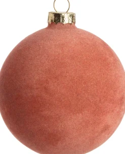 Intratuin kerstbal Lura oranje D 8 cm