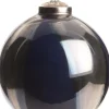 Intratuin kerstbal marmerlook donkerblauw D 8 cm