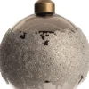 Intratuin kerstbal Max grijs D 8 cm