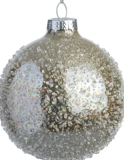 Intratuin kerstbal Melrose crème D 8 cm