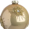 Intratuin kerstbal Mintlaw goud D 10 cm