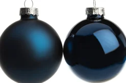 Intratuin kerstbal mix blauw D 6 cm 10 stuks