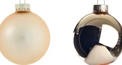 Intratuin kerstbal mix goud D 6 cm 10 stuks