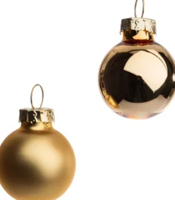 Intratuin kerstbal mix goud D 2,5 cm 24 stuks