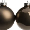 Intratuin kerstbal mix grijs D 7 cm 8 stuks