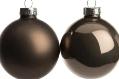 Intratuin kerstbal mix grijs D 5 cm 12 stuks