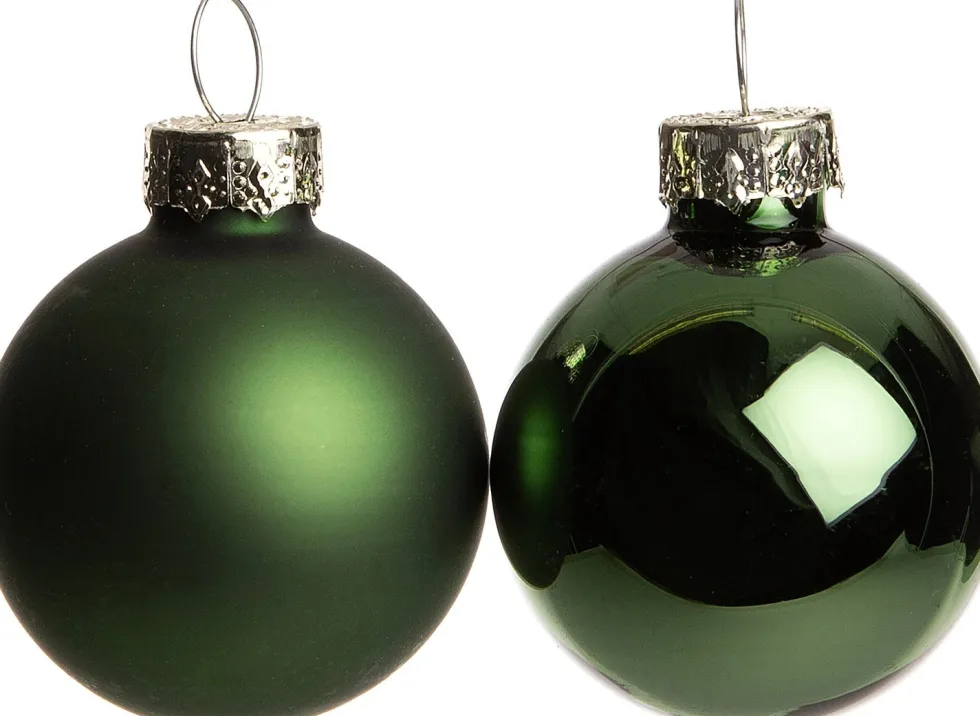 Intratuin kerstbal mix groen D 6 cm 10 stuks