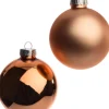 Intratuin kerstbal mix oranje D 7 cm 8 stuks