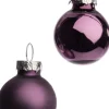 Intratuin kerstbal mix paars D 2,5 cm 24 stuks