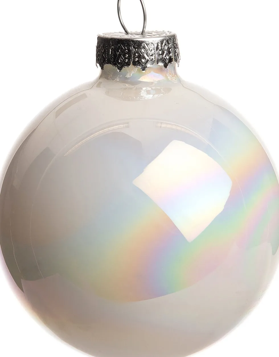 Intratuin kerstbal mix parelwit D 5,7 cm 10 stuks