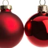 Intratuin kerstbal mix rood D 5 cm 12 stuks