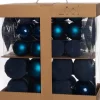 Intratuin kerstbal mix Truus blauw D 8 cm 58 stuks