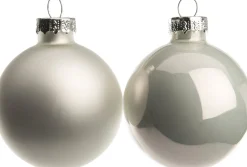 Intratuin kerstbal mix wit D 5 cm 12 stuks