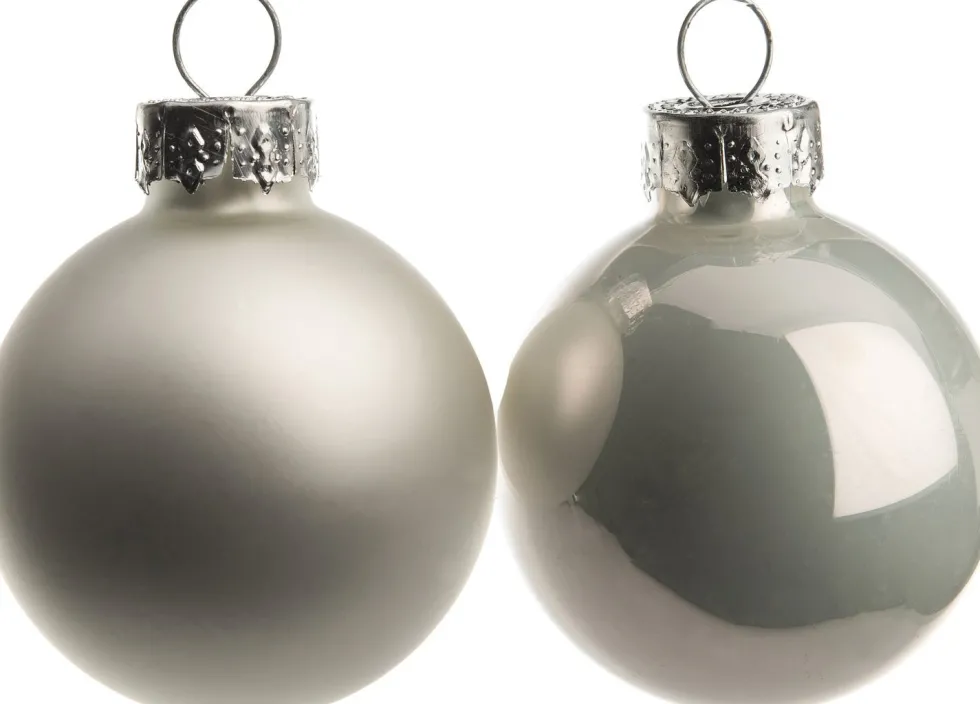 Intratuin kerstbal mix wit D 3,5 cm 16 stuks
