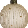Intratuin kerstbal Moate beige D 8 cm