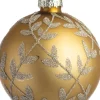 Intratuin kerstbal Moby goud mat blad D 8 cm