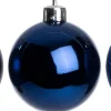 Intratuin kerstbal Montrose blauw D 6 cm 12 stuks