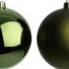 Intratuin kerstbal Montrose groen D 10 cm 4 stuks