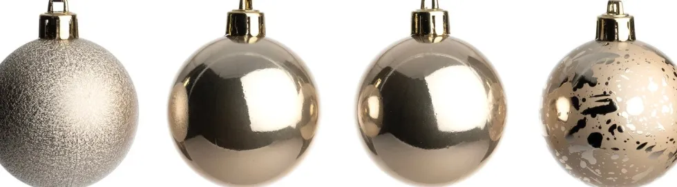Intratuin kerstbal Montrose parel D 6 cm 16 stuks
