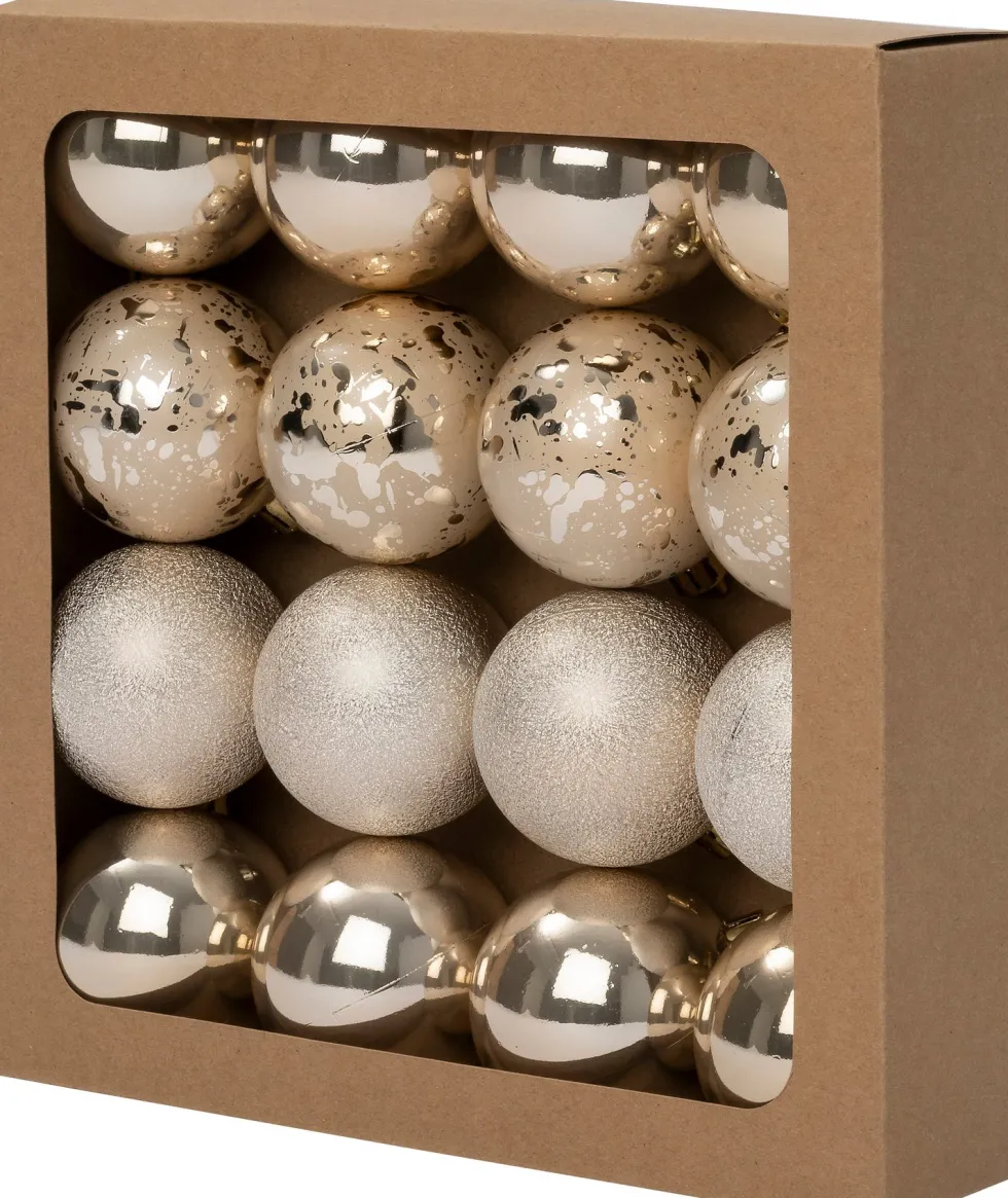 Intratuin kerstbal Montrose parel D 6 cm 16 stuks