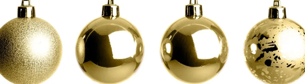 Intratuin kerstbal Montrose goud D 6 cm 16 stuks