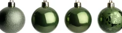 Intratuin kerstbal Montrose groen D 6 cm 16 stuks