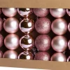 Intratuin kerstbal Montrose roze D 4 cm 24 stuks