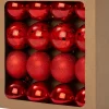 Intratuin kerstbal Montrose rood D 6 cm 16 stuks