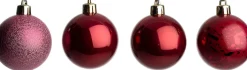 Intratuin kerstbal Montrose paars D 6 cm 16 stuks