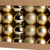 Intratuin kerstbal Montrose goud D 4 cm 24 stuks