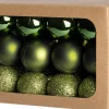 Intratuin kerstbal Montrose groen D 3 cm 24 stuks