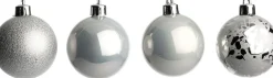 Intratuin kerstbal Montrose zilver D 3 cm 24 stuks
