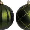 Intratuin kerstbal Montrose groen D 15 cm 2 stuks