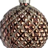 Intratuin kerstbal Moy bruin glanzend ruit D 8 cm