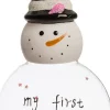 Intratuin kerstbal my first christmas roze 7,5 x 3,3 x 14,3 cm