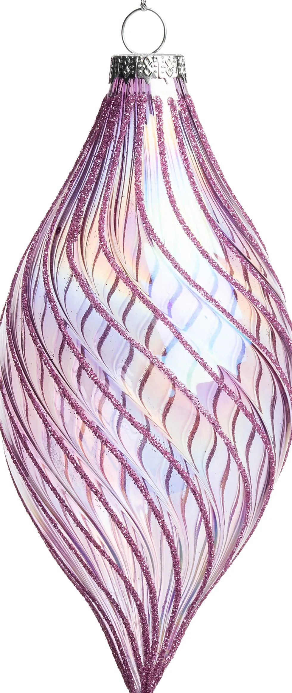 Intratuin kerstbal Namlos roze 7 x 7 x 14 cm